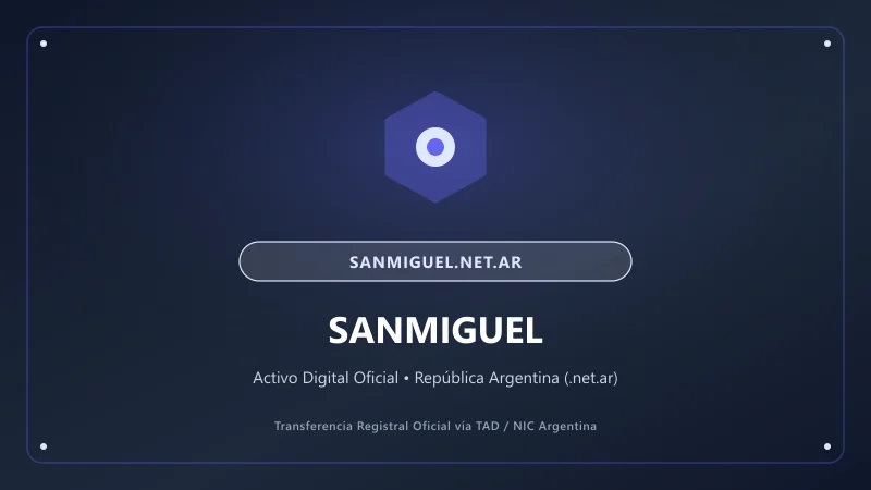 Composición visual de Sanmiguel para el portal sanmiguel.net.ar